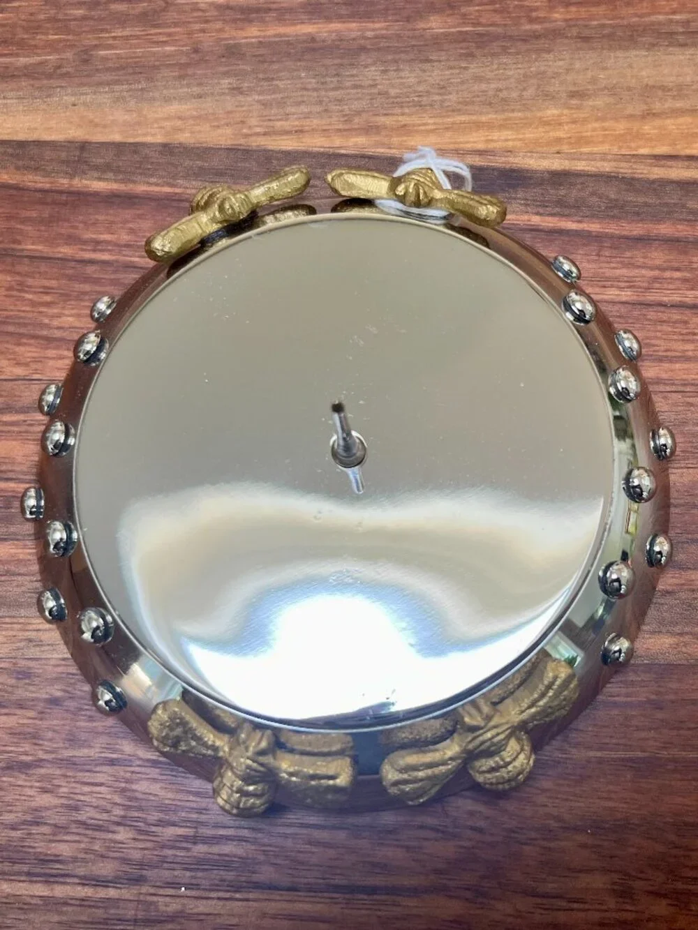 Retired MacKenzie-Childs BEE Pillar Candle Holder